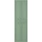 Ekena Millwork True Fit PVC Cedar Park Fixed Mount Shutters, Track Green, 18W x 36H, PR TFP001CP18X036TG - alternate 2